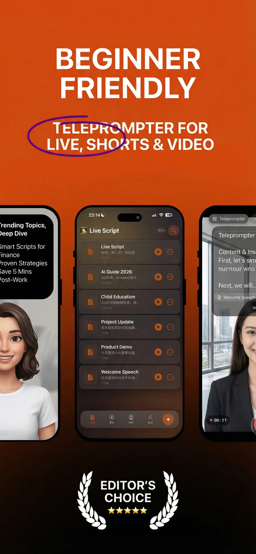 Beast Teleprompter — beginner-friendly teleprompter software for iPhone and Mac